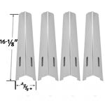 4 Pack Stainless Steel Heat Plate Replacement for Igloo BB10367A, BB10514A, Kenmore 119.162300, 119.162310, 119.16301, 119.16301800, 119.16302,119.16311, 119.16311800, KitchenAid and Kmart Gas Grll Models