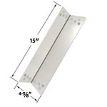 Replacement Stainless Steel Heat Shield / Heat Plate for Charbroil 463411512, 463411712, 463411911, C-45G4CB, Kenmore Sears, K-Mart, Nexgrill & Tera Gear Gas Grill Models