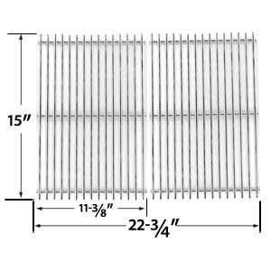 Replacement 304 SS Cooking Grid for Weber 2341298, 2341398, 2371398, 2371411, 2371698, 3711001, 3811001, 441001, 4411001, 4411411, 2241411, 2271001, 2341001, 2341298, 2341398, 2341411, 2371398, 2371411, 2371698, 46100001, 47100001, 6211001 and 45