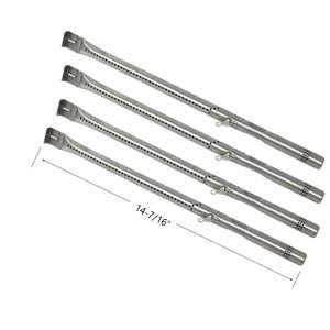 Replacement Stainless Burner For Charbroil 463645015, 463672016, 463672416, 466242515 (4-PK) Gas Models