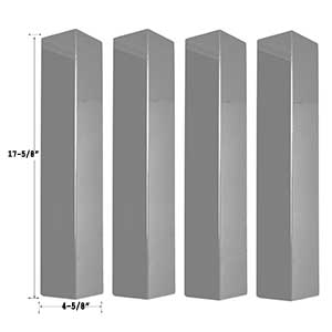 Stainless Steel Replacement Heat Plate Urban Islands 527036, 44329, Bull Outdoor 26002, 26038, 26039, 44000, Costco 527036, 44329, Bullet 86329, 98111, 98110, 86328, 40628, Gas Models 4PK