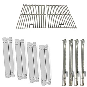 Replacement Grates For 720-0830H, BHG 720-0783W, Nexgrill 720-0783E Gas Models Includes Grill Burners, Heat Shield/Plate Tent/Burner Cover/Flame Tamer & Stainless Cooking Grates