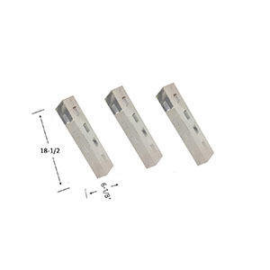 Kenmore 16120, 415.16120801, 415.1612801 Stainless Heat Shield(3-Pack)