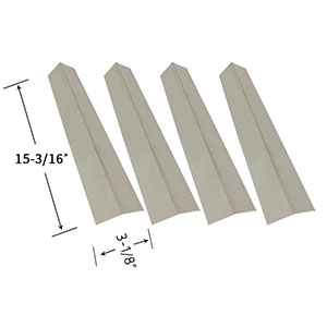 Henderson SRGG5111 Stainless Heat Shield(4-Pack)