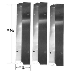Outdoor Gourmet SRGG30001C Stainless Heat Shield(3-Pack)