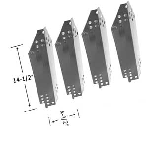 Kenmore 415.16128010, 41516128010, 415.16128010, 415.1612801, 4151612801 Stainless Heat Shields (4-Pack)