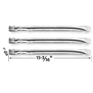 Replacement 3 Pack Life@home GSF2616J, GSF2616JB, GSF2616JBN & BBQ Grillware GSF2616, 41590 Gas Grill Stainless Steel Burner
