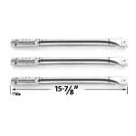 Replacement 3 Pack Stainless Steel Burner for Charmglow, Charbroil, Sears Kenmore, Thermos, & Centro Gas Grill Models