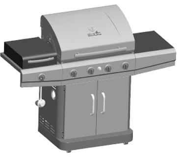 Char-broil 463460508 Gas Grill Model 