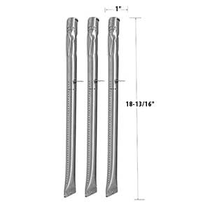 Replacement Stainless Steel Burner Char-Broil 463211514, 463211516, Gas Models 3PK