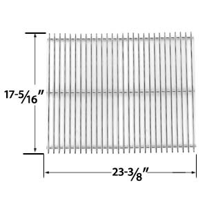 Replacement Stainless Steel Cooking Grid for Kalamazoo Pedestal, Steadfast, Kenmore 122.16538900, 122.16539900, 16539, Kmart 640-82960811-6, 640-82960828-6, Nexgrill 720-0679B, 720-0679R and Weber 1100, 211298, 211901, 219798, 221901 Gas Grill Models 