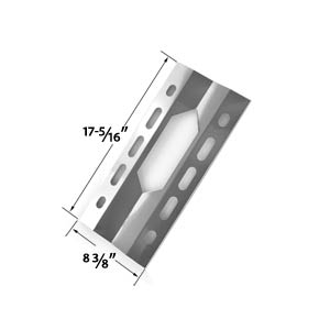 Replacement Stainless Steel Heat Shield for select Gas Grill Models By Nexgrill 720-0011, Kirkland Signature 720-0011, 720-0108, 720-0047-U, 720-0047U, 720-0011-LP and Virco 720-0008-LP, Virco VII, 720-0037, 720-0021