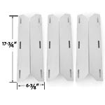 3 Pack Replacement Stainless Steel Heat Plate for Koblenz P-800, P-820, Member's Mark 720-0582, 720-0586, 720-0586A, Jenn-air, Nexgrill, Sams 720-0586A, Sterling Forge Chateau 3304, Estate 2704 & Lowes Gas Grill Models