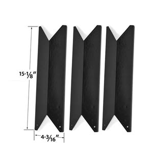 3 Pack Replacement Porcelain Heat Plate for select Gas Grill Models by Nexgrill 720-0341, 720-0649, 720-0549, Kenmore 122.16119, 122.16129, 720-0341, 720-0549 and Uniflame GBC956W1NG-C