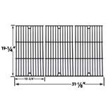 Gloss Cast Iron Cooking Grid Replacement For Charmglow 720-0234, 720-0289, 720-0396, 720-0536, 720-0578, 810-850-F, 810-8500-S and Jenn-Air 720-0337, 720-0512 Gas Grill Models, Set of 3