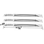 Replacement 3 Pack Universal Stainless Steel Gas Grill Burner for Charbroil, Kenmore, Master Chef, Nexgrill & Members Mark Gas Grills