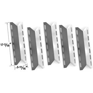 5 Pack Replacement Stainless Steel Heat Plate for Perfect Flame 720-0335, 730-0335, Perfect Glo PG-50401S, PG50400S, PG50401S, PG50403SQL, PG50403SRL and Sams 720-0584A Model grills
