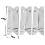 3 Pack Steel Heat Plate Replacement for Kenmore Sears 122.16431010, 122.16435010, 122.16643900, 16539, 1664, Nexgrill, Sunbeam Grillmaster, Lowes Model Grills