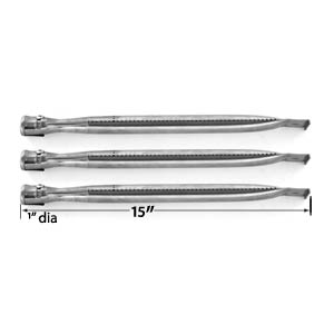 Replacement 3 Pack Stainless Steel Burner for Kenmore 146.16132110, 146.16133110, 146.162201, 146.16222010, Nexgrill 720-0697, 720-0744, 85-3225-6, Tera Gear and Uberhaus 780-0007A 780-0390 Gas Grill Models …