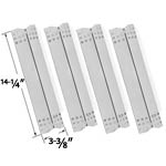 4 Pack Stainless Steel Heat Shield Replacement for Grill Master 720-0737, 720-0697, Nexgrill 720-0697, Uberhaus 780-0003, Tera Gear 780-0390 & Duro 780-0390 Gas Grill Models