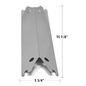 Replacement Stainless Steel Heat Plate For Brinkmann 810-2410-S, 810-2411-F, 810-2411-S, 810-6631-F, Bass Pro Shops 810-9490-0, Gas Model