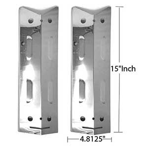 Replacement Stainless Steel Heat Plate/Shield For Brinkmann 810-4235-0, 810-4220-S Gas Models 2PK