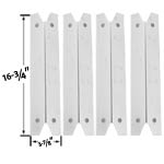 Replacement 4 Pack Universal Stainless Steel Heat Shield for for Grill Chef GC7550, Brinkmann, Charmglow & Members Mark GR3055-014684 Models Grill