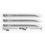 Replacement 3 Pack Stainless Steel pipe Burner for Grillada, Brinkmann and Charmglow Gas Grill Models