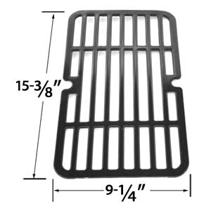 Porcelain Steel Replacement Cooking Grid For Brinkmann 810-9000-F, 810-9210-F, 810-9210-M, 810-9210-S, 810-9410-F, 810-9410-M Gas Grill Models