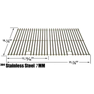 Replacement Stainless Grates For Ducane 30400040 & Sams M3905ALP, Gas Models, Set of 2
