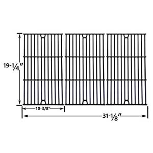 Repair Kit for Jenn Air 720-0337, 7200337, 720 0337 BBQ Gas Grill Includes 4 Stainless Burners, 4 Stainless Heat Plates and Porcelain Grates