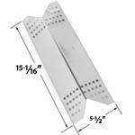 Replacement Stainless Steel Heat Plate for Kenmore Sears, Nexgrill 720-0670B, Sunbeam GrillMaster 720-0670E & Lowes Model Grills