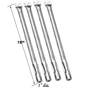 Replacement Ducane Affinity 3200, Affinity 3300, Affinity 3400, Affinity 4100, Affinity 4200, Affinity 4400, (4-PK) 18" Stainless Burner