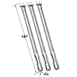 Replacement Ducane Affinity 3000 series, Affinity 3073101, Affinity 3100, Affinity 31421001, (3-PK) 18" Stainless Burner