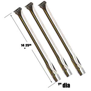 Replacement Stainless Burner For BBQ Pro 720-266, 720-0266, 720-267, 720-0267 (3-PK) Gas Models