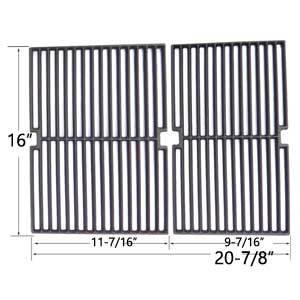 Replacement Cast Iron Grates For BBQTEK SSS3416TB 1662900, 1616453, 1643866 Glendale, 001672176 Gas Grill Models, Set of 2