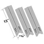 3 Pack Stainless Steel Heat Plate Replacement for Uniflame, Backyard Grill BY12-084-029-98, BY13-101-001-12, BY13-101-001-13, GBC1255W, BHG, Lowes Model Grills