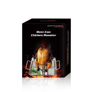 Beer Can Chicken Includes Rack, Canister & Drip Pan