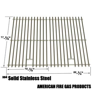 Replacement Members Mark GR2071001-MM-00, GR3055-014684, GR3055-14684 Stainless Grates, Set of 2