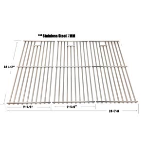 Replacement Stainless Steel Cooking Grids for Charbroil 415.16661800, 464220008 and Kenmore 415.16661 Gas Grill Models, Set of 3