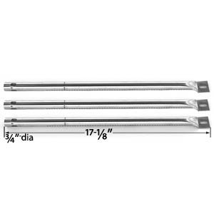 3 Pack Replacement Stainless Steel Burner for Amana AM26LP, AM26LP-P, AM27LP, AM30LP, AM30LP-P, AM33, AM33LP, AM33LP-P, SF278LP, SF308LP, SF34LP, SF892LP and Tuscany CS784LP, CS892LP Gas Grill Models …