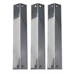 3 Pack Replacement Stainless Steel Heat Shield, Vaporizor Bar, and Flavorizer Bar for King Griller 3008 5252, Chargriller Gas Grill Models 3001, 4000, 5050, 5252 Gas Grill Model.