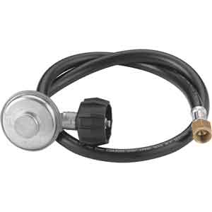 Charbroil, Kenmore, Fiesta Gas Grill 30" LP Propane Regulator Hose 3/8" QCC1 Fitting for 1382190, NEX1382190, 1378801, 1364095