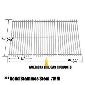 Replacement Stainless Steel Cooking Grid for Master Forge P3018, MFA550CBP and Ducane 4100, Affinity 31421001, Affinity 4100, Affinity 4200 Gas Grill Models, Set of 3