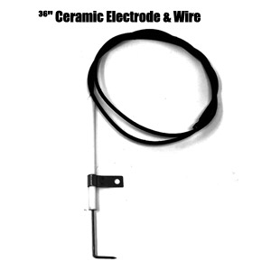 Replacement 36" Ceramic Electrode & Wire For G35302, 85-3026-0, 85-3027-8, 85-3028-6, 85-3029-4, 85-3046-2 Gas Models