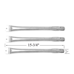 Replacement Stainless Steel Burner For G41807, G41808, G41810, G41811, 85-3030-8, 85-3031-6, 85-3054-2, 85-3055-0, 85-3078-6, 85-3079-4 Gas Models-3PK