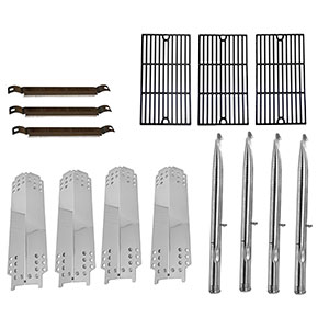Grill Replacement Parts Kit for Char-broil G432y700w1, G432-0096-W1, 466436213, 466342014, 466436513, 4 Burner Gas Grill Models