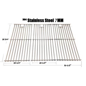 Replacement Stainless Steel Cooking Grid for Centro G60701, G60702, G61001, G61002, G61003, Gas Grill Models, Set of 3