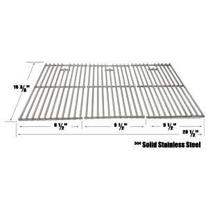 Replacement Stainless Steel Cooking Grates For Uniflame GBC1030W & Backyard Grill BY14-101-001-099, BY14-101-001-99, GBC1440WRSB-C, GBC1449-C Gas Grill, Set of 3