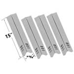 Replacement 4 Pack Stainless Heat Shield For Uniflame GBC1059WB, GBC1059WB-C BHG BH13-101-001-01, GBC1362W, Backward BY12-084-029-98, BY13-101-001-12, BY13-101-001-13, GBC1255W Gas Grill Models